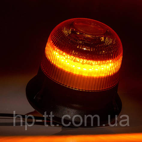 Проблисковий маячок помаранчевий Fristom з спалахом, що обертається FT-151 3S RO LED, фото 3