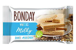 Вафлі молочні ТМ Bonday 65g