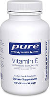 Pure Encapsulations Vitamin E (with Mixed Tocopherols) / Витамин Е со смесью токоферолов 180 капсул