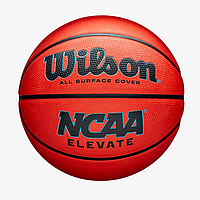 Мяч баскетбольный Wilson NCAA Elevate Outdoor размер 5, 6, 7 резиновый для игры на улице (WZ3007001XB7)