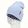 Шапка жіноча віскозна демісезонна Odyssey 56-59 см блакитний (12560), фото 2