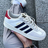 Кроссовки Adidas Gazelle x Gucci White/Blue/Red 36