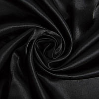Ткань костюмная креп-сатин черный