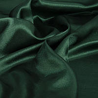 Ткань костюмная креп-сатин темно зеленый