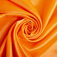 Ткань костюмная креп-сатин неон оранж
