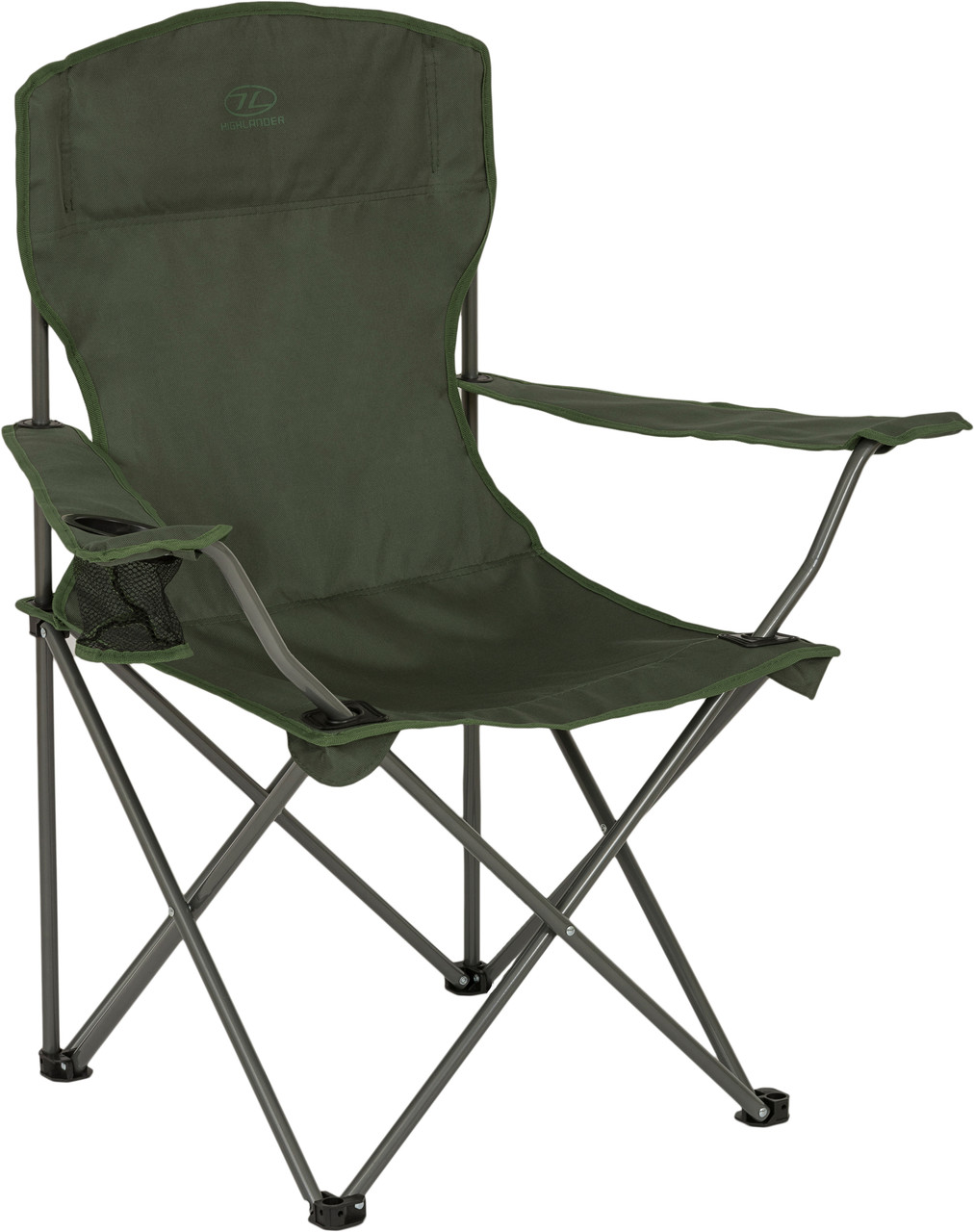 Крісло розкладне похідне Highlander Edinburgh Camping Chair олива