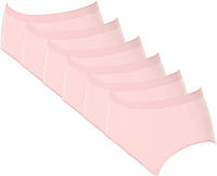 6-7 Blushing Pink Женский комплект Bali из 6 бесшовных трусов из микрофибры Comfort Revolution