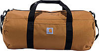 Carhartt Brown Carhartt 40L Lightweight Duffel + Utility Stash Pouch, HeavyDuty Packable Gear Bag для стр