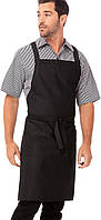 Black Фартук Chef Works CrossBack Bib