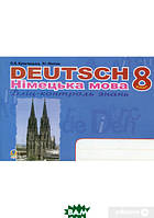 Книга Deutsch. Німецька мова. Бліц-контроль знань. 8 клас. Автор Роман Матиев, Орися Кульчицкая 2009 р.