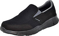 12 Wide Black/Charcoal Эквалайзер для мужчин Skechers стойкий