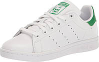 4.5 Core White/Core White/Core Green Мужские кожаные кроссовки adidas Originals Stan Smith