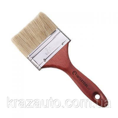 Пензель флейцовий 90x17,5x50 мм INTERTOOL KT-1090