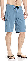 38 Captains Blue Мужские шорты для плавания Quiksilver Standard Manic длиной 22 дюйма с карманомкарго