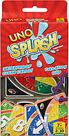 Карточная игра UNO Splash для кемпинга, путешествий и семейного вечера с водостойкими пластиковыми картам