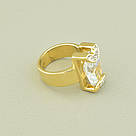 Каблучка  'Vogue' Фіаніт (позолота 18к (лимонне)), фото 2