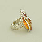 Каблучка 'Vogue' Фіаніт (родій), фото 2