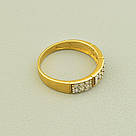 Каблучка 'Vogue' Фіаніт (позолота 18к (лимонне)), фото 2