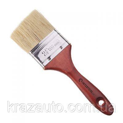 Пензель флейцовий 76x17,5x50 мм INTERTOOL KT-1076