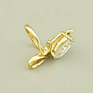 Каблучка 'Vogue' Фіаніт (позолота 18к (лимонне)), фото 2