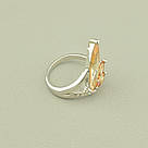 Каблучка 'Vogue' Фіаніт (родій), фото 2