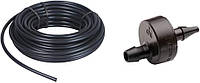 Tubing + drip irrigation kit, G4SW10-30PS 100' Roll Rain Bird ET25650S Система капельного орошения с комп