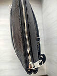 Чоловіча шкіряна сумка месенджер LV, фото 2