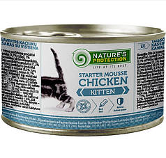 Natures Protection Kitten Starter Mousse Chicken Мус для кошенят 200г