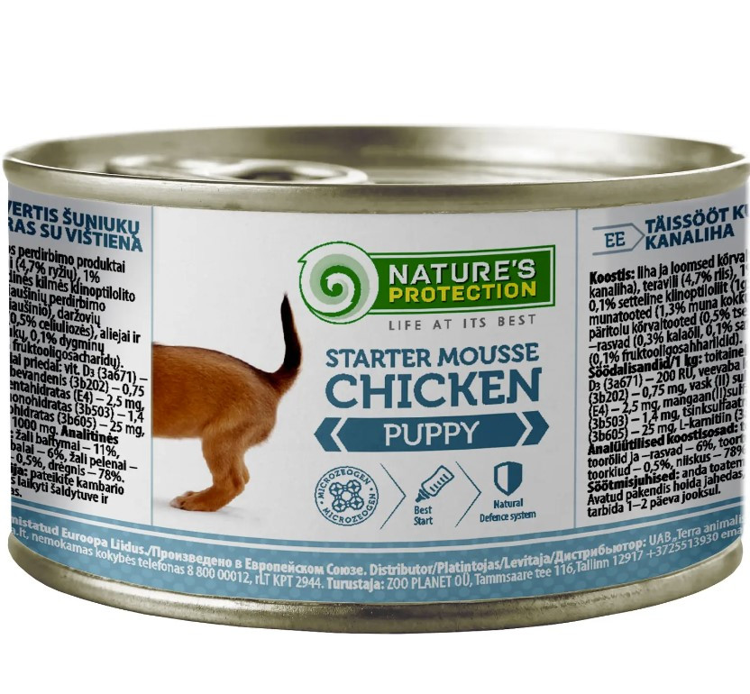 Natures Protection Puppy Starter Mousse Chicken Мус для цуценят 200г