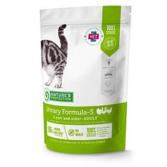 Natures Protection Urinary Formula-S Корм для стерилізованих кішок для профілактики та лікування СКХ 400г