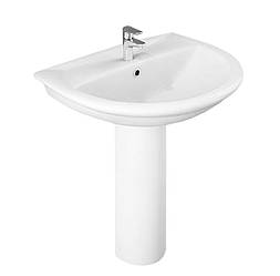 Раковина та ніжка RAK Ceramics Karla 60.5x83.5x48.5см (RAK0011) Білий