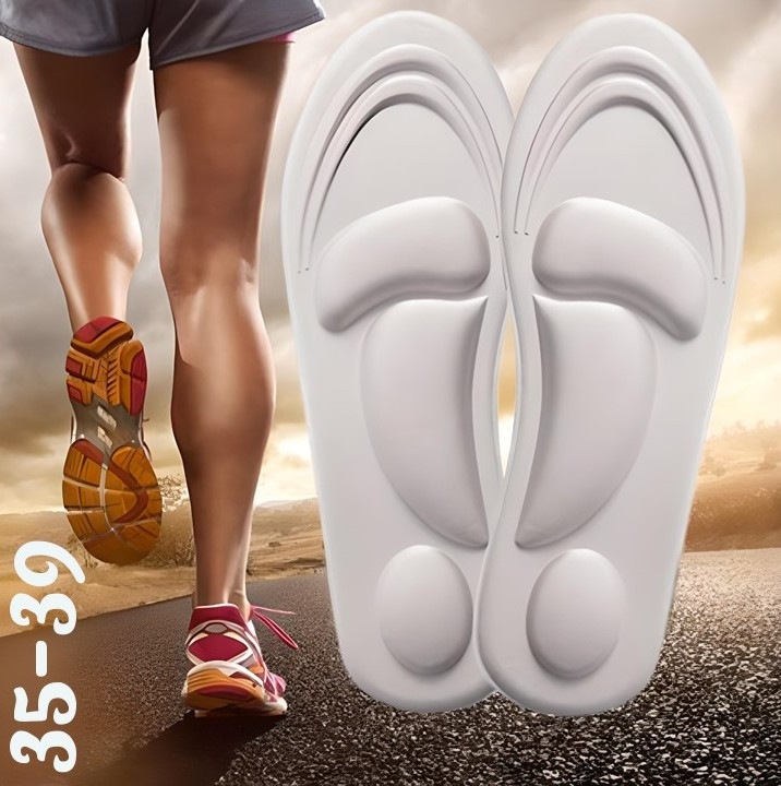 Устілки з масажними зонами Orthotic Insoles Arch Support Gray Розмір 35-39