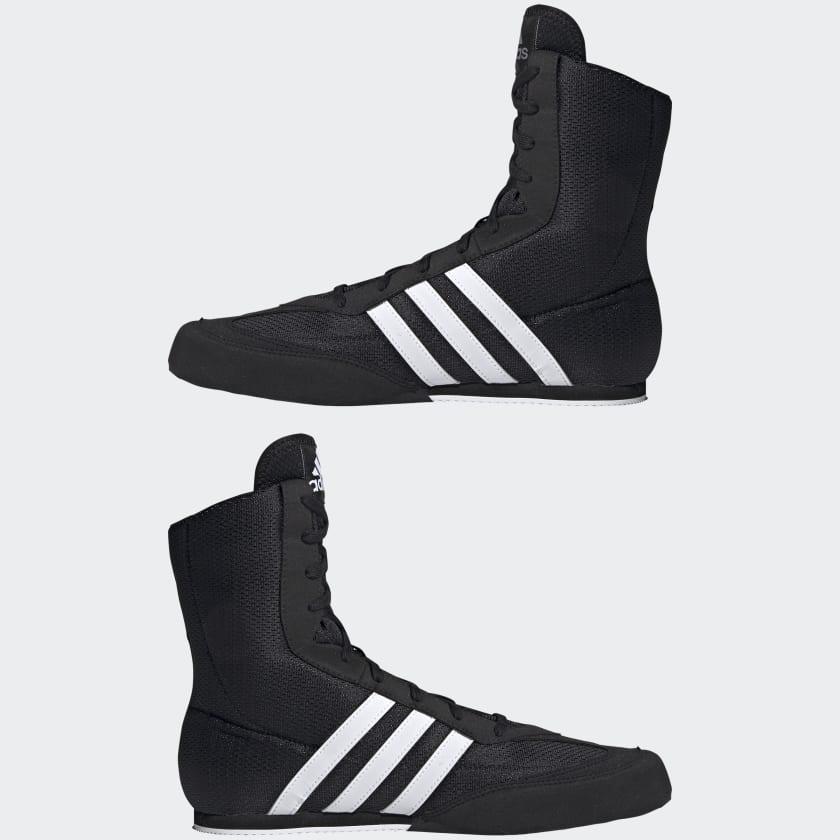 Боксерки взуття для боксу Adidas Box Hog 2 чорні для дітей та дорослих