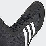 Боксерки взуття для боксу Adidas Box Hog 2 Boxing NEW чорні, фото 8