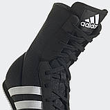 Боксерки взуття для боксу Adidas Box Hog 2 Boxing NEW чорні, фото 9