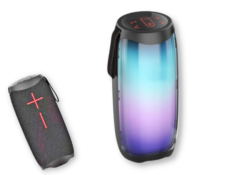 Портативна колонка XPRO P40 PULSE 15Вт USB, AUX, FM, Bluetooth чорна (P40 PULSE), фото 1