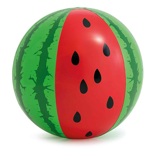 Надувна іграшка м'яч Кавун Intex 58071 для купання в басейні або на пляжі, фото 1