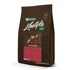 Natures Protection Lifestyle Grain Free Salmon Senior Cats Сухий беззерновий корм для літніх котів лососем 7кг