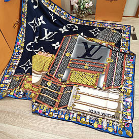 Хустка Louis Vuitton шовкова з ручною підшивкою