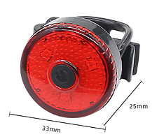 Задня велосипедна фара із зарядкою від USB L-179