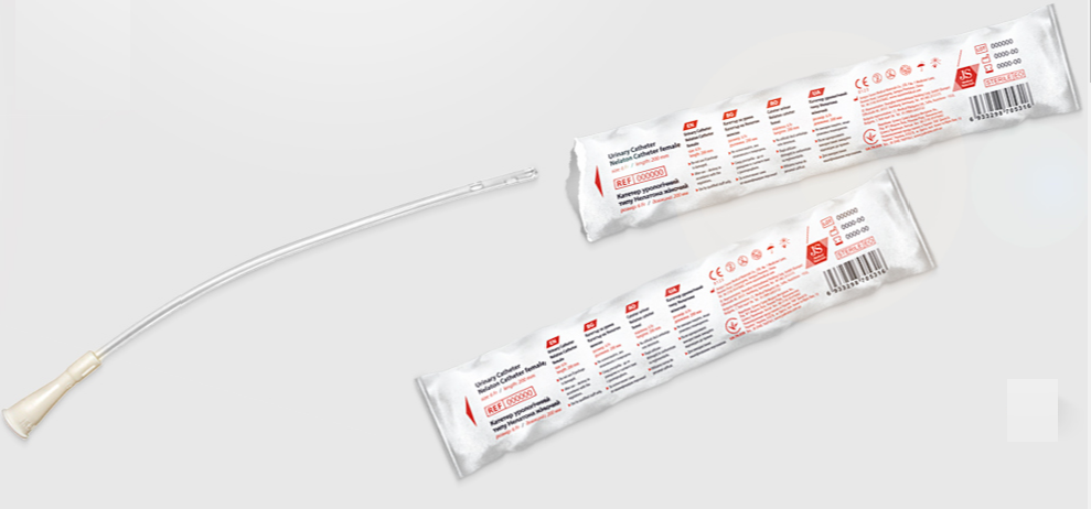 Катетер Нелатона жіночий JS, розмір 6 FR, стерильний (25 шт./пач.)