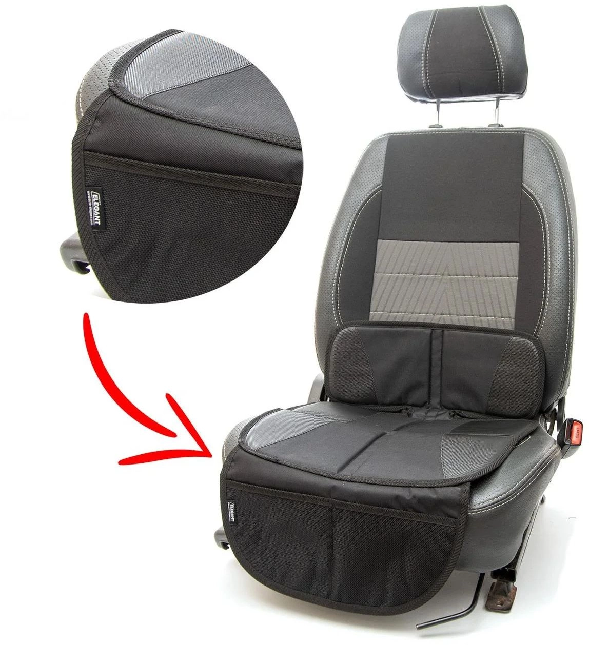 Накидка на сидіння під дитяче автокрісло Elegant 44х 81см, фото 1