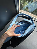 Жіноча шкіряна сумка OLIVIA блакитна, фото 4