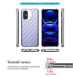 Протиударний чохол на телефон Xiaomi Redmi 12C з УСИЛОНИМИ УГЛАМИ силіконовий, Чохол ксіоміредмі 12с, фото 5