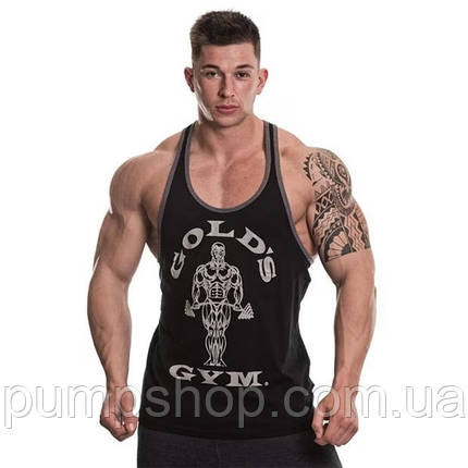Спортивна чоловіча майка Golds Gym Muscle Joe C Vest Sn99 - Black 2XL, фото 1