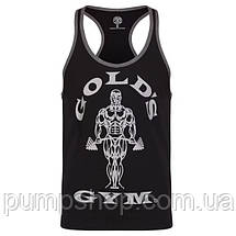 Спортивна чоловіча майка Golds Gym Muscle Joe C Vest Sn99 - Black 2XL, фото 3