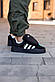 Чоловічі кросівки Adidas Campus x Bad Bunny Black (чорні) замшеві спортивні кроси топ якість 0816, фото 3