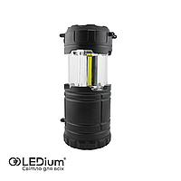 Складаний кемпінговий ліхтарик LEDium COB-АА 3*АА