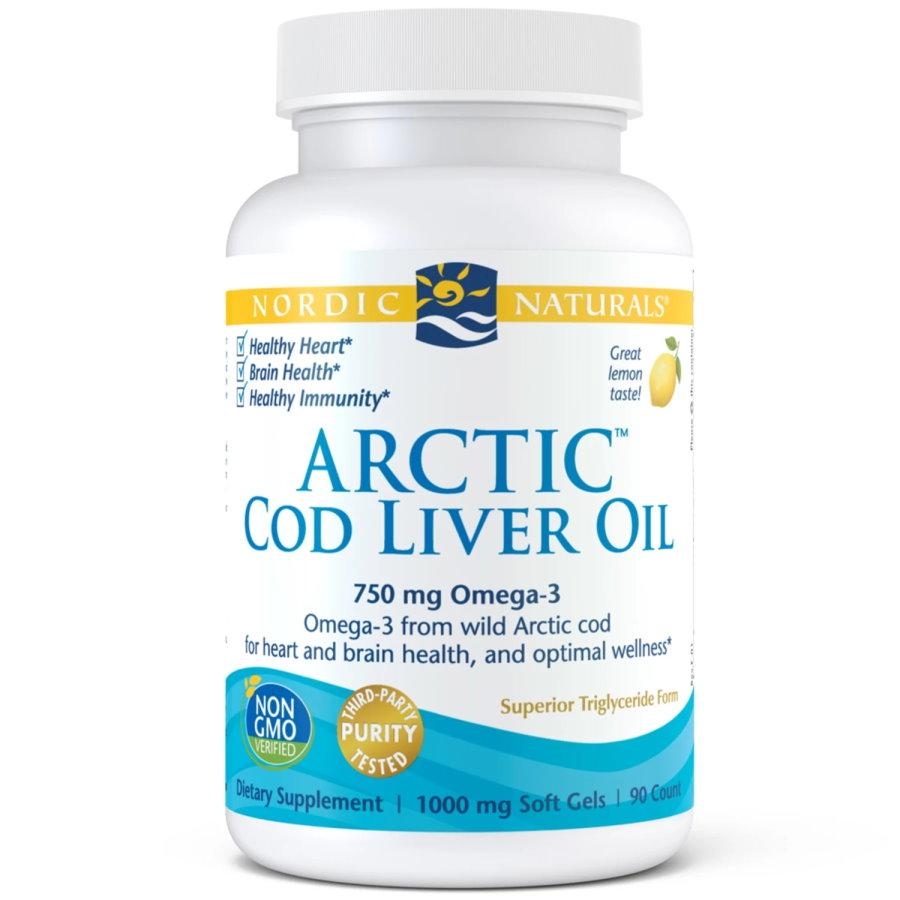 Arctic Cod Liver Oil Nordic Naturals, 90 софтгель