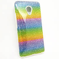 Задня накладка Meizu M5 Remax Glitter Rainbow